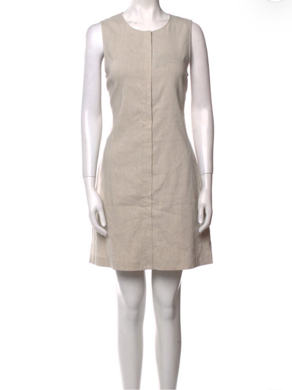 Theory Beige Linen Dress